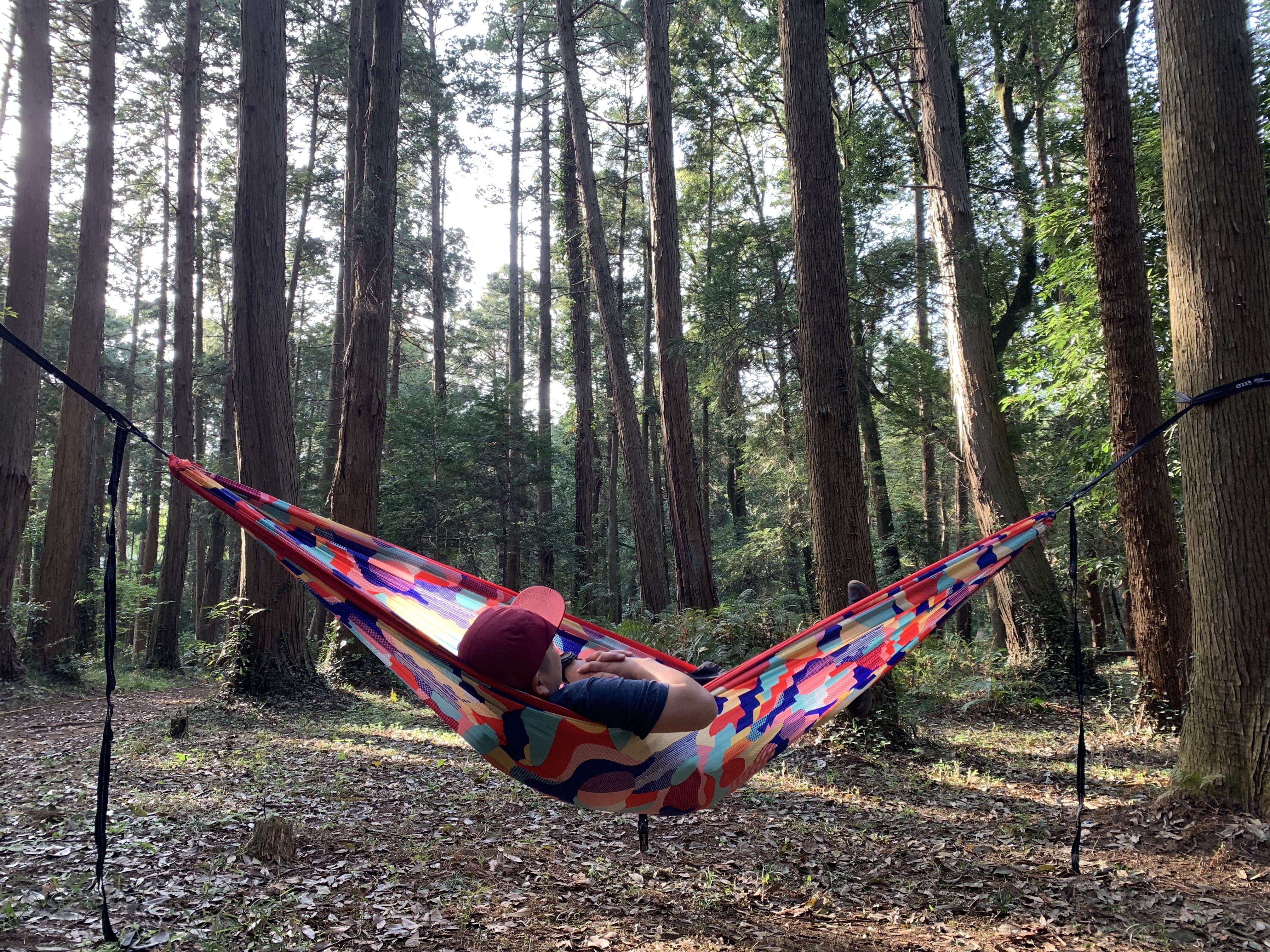 ENO イノー ☆ ブルー AIR POD ハンギングチェア ハンモック Welcome