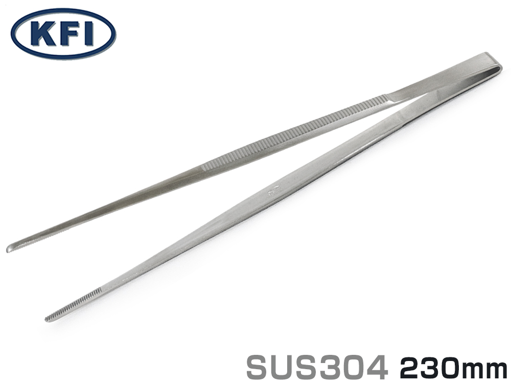 k-17ステンレスピンセット V13A 品番173111 全長130mm | コクゴeネット