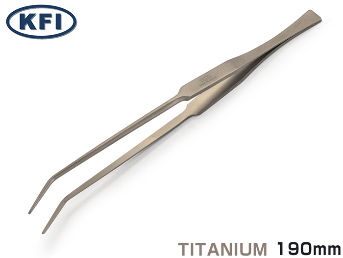 k-19チタンピンセット 品番190003 全長190mm | コクゴeネット
