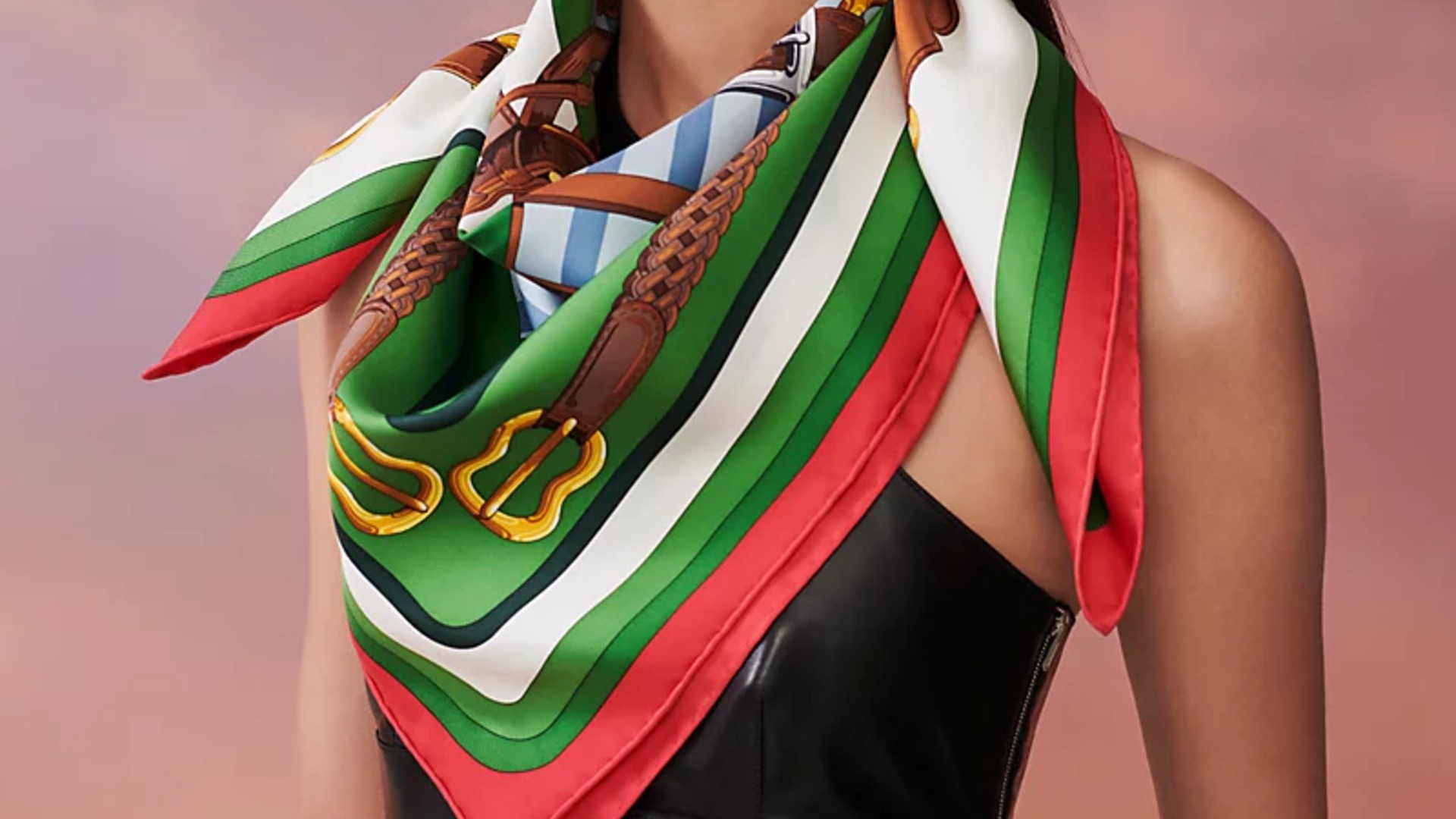 エルメス ツイリー シルクスカーフ 2本セット