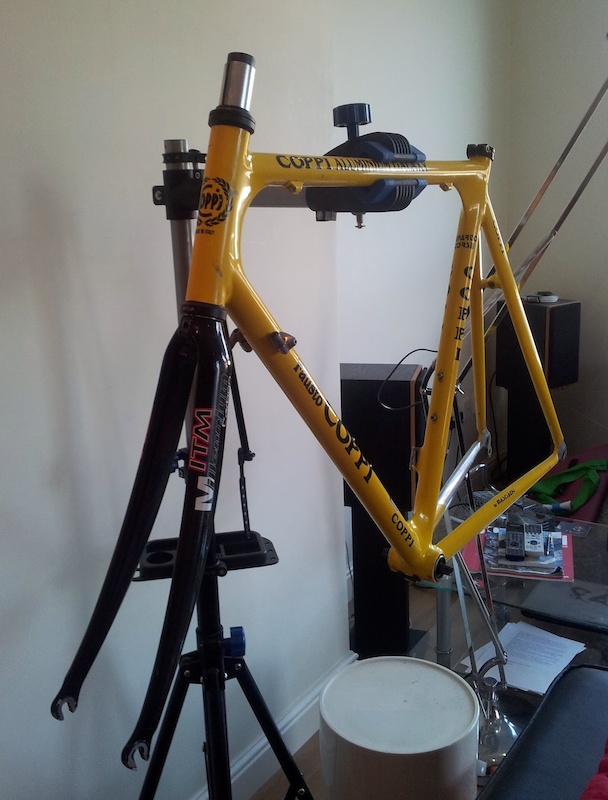 Fausto Coppi Aluminium Galaxy, 57CM For Sale