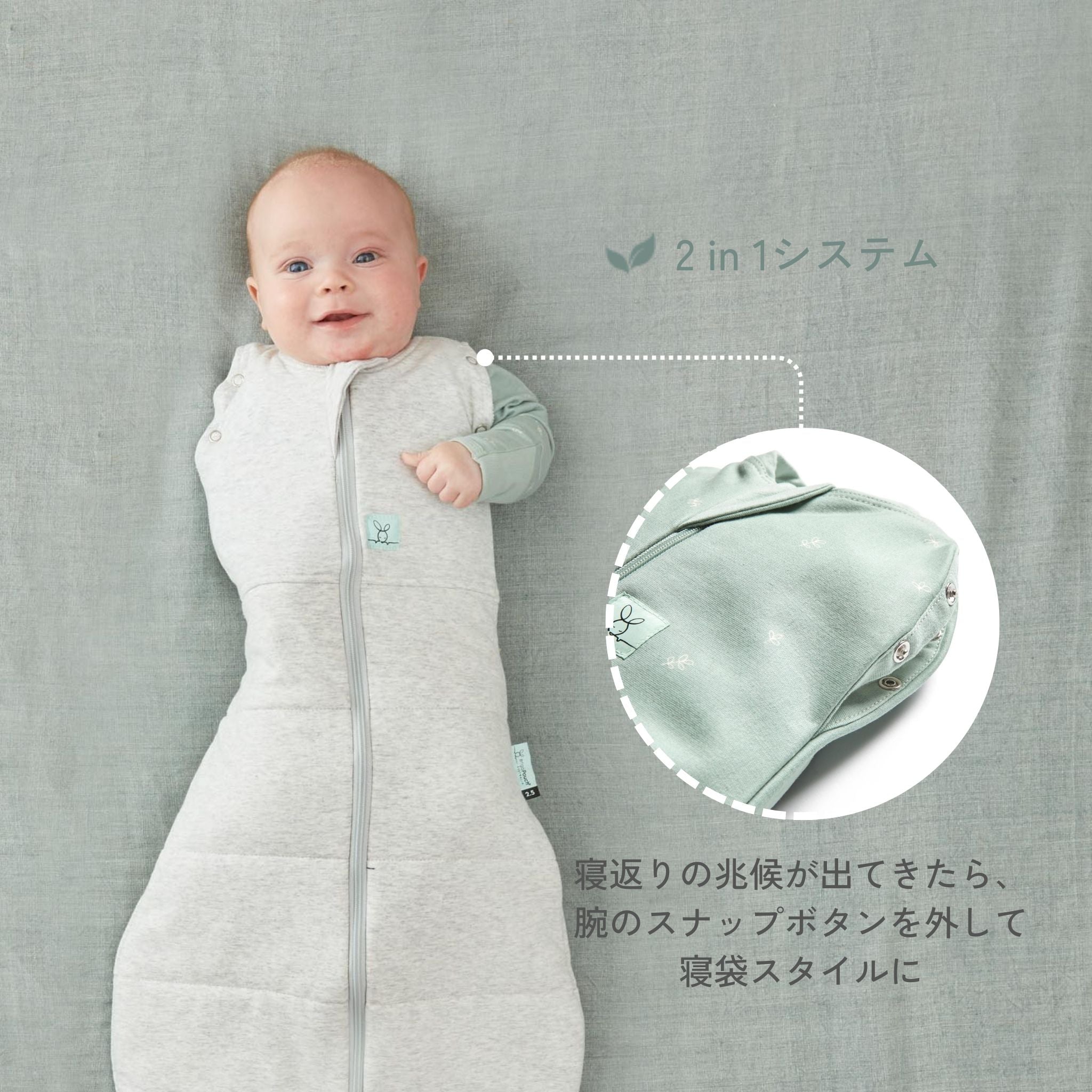 Cocoon Swaddle Bag 2.5TOG コクーンスワドルバッグ（新生児～／スワドル）