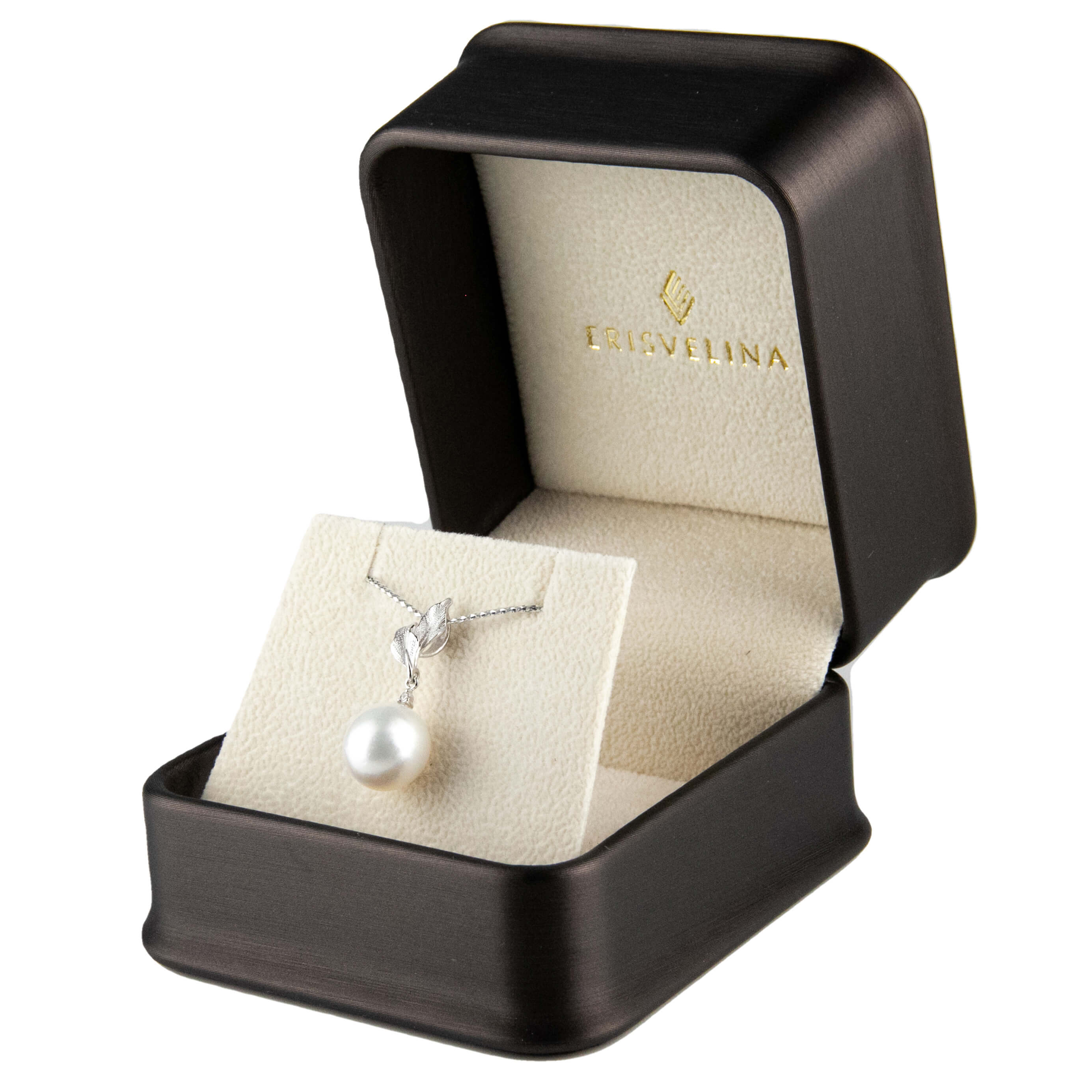 常盤木】シロチョウパール ダイヤモンド ホワイトゴールド ペンダント