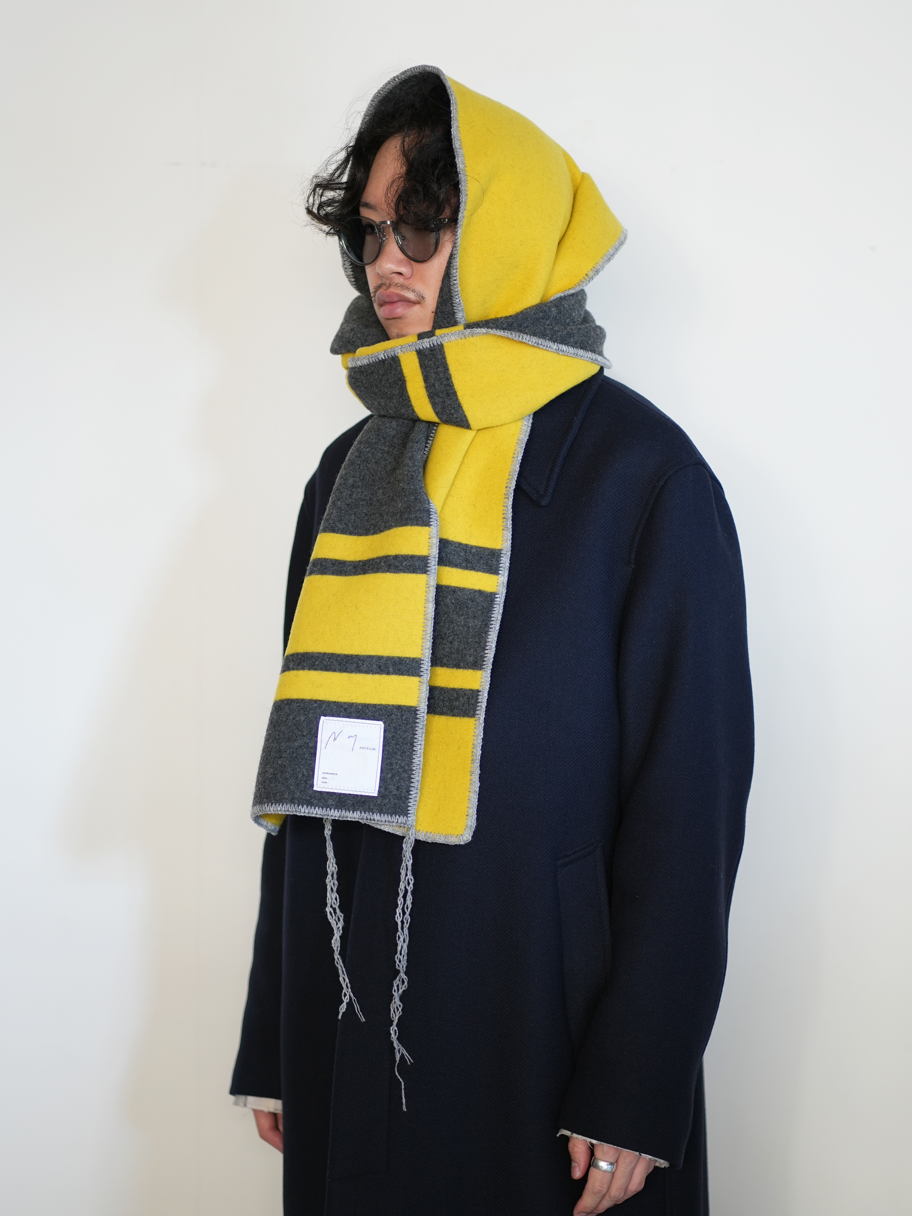 ANCELLM / exclusive】WOOL BLANKET SCARF