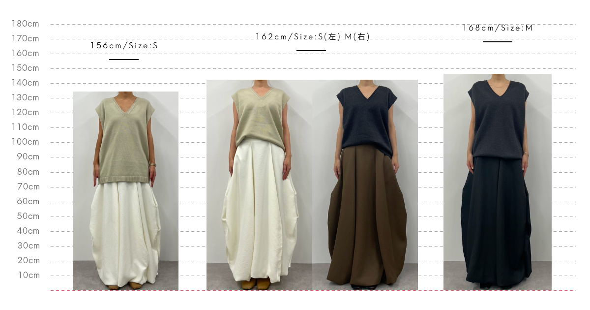 2025 SPRING PRE ORDER - 身長サイズ参考 │ ETRE TOKYO official