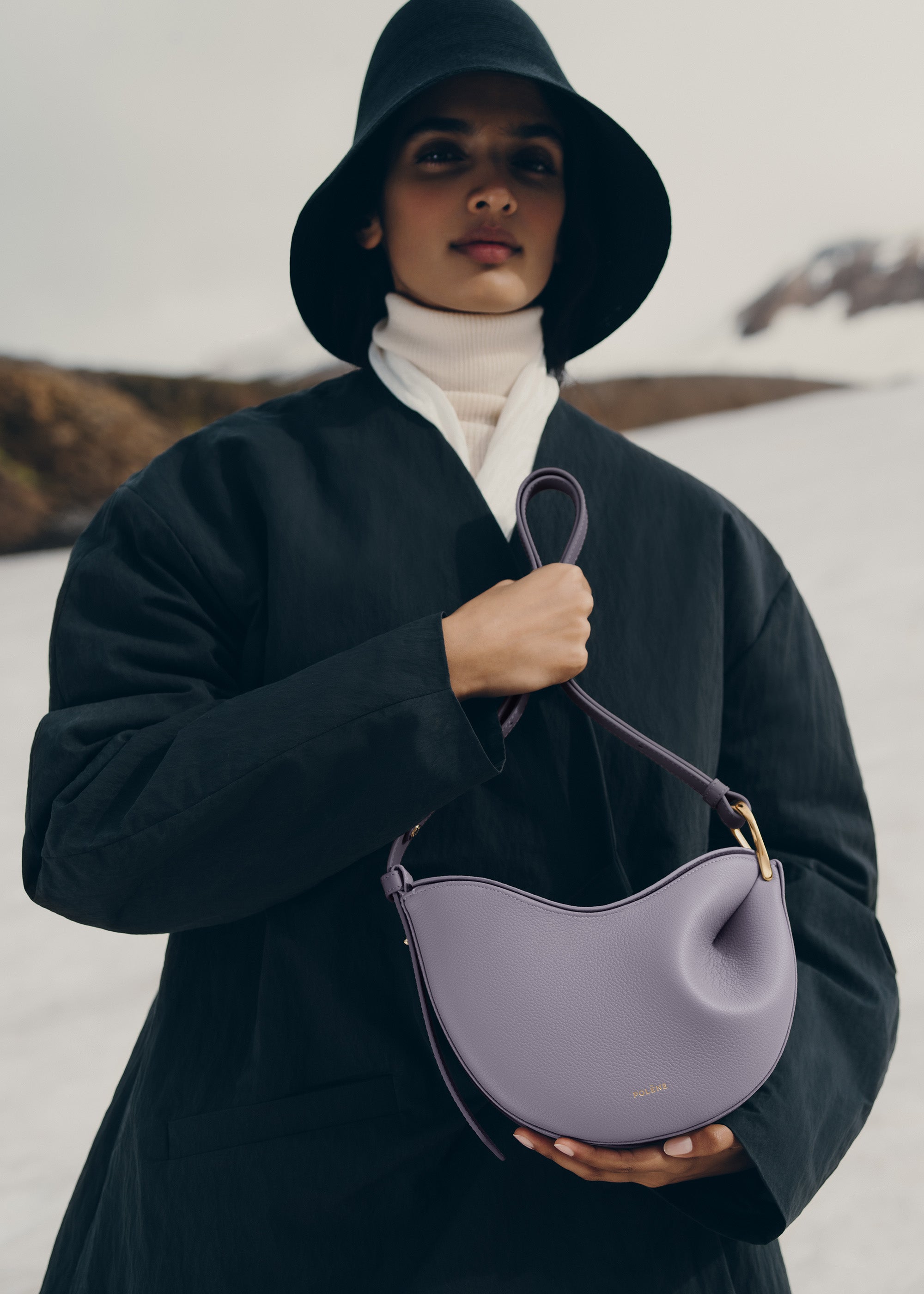 Polène | Bag - Tonca - Duo Mauve – Polène EU