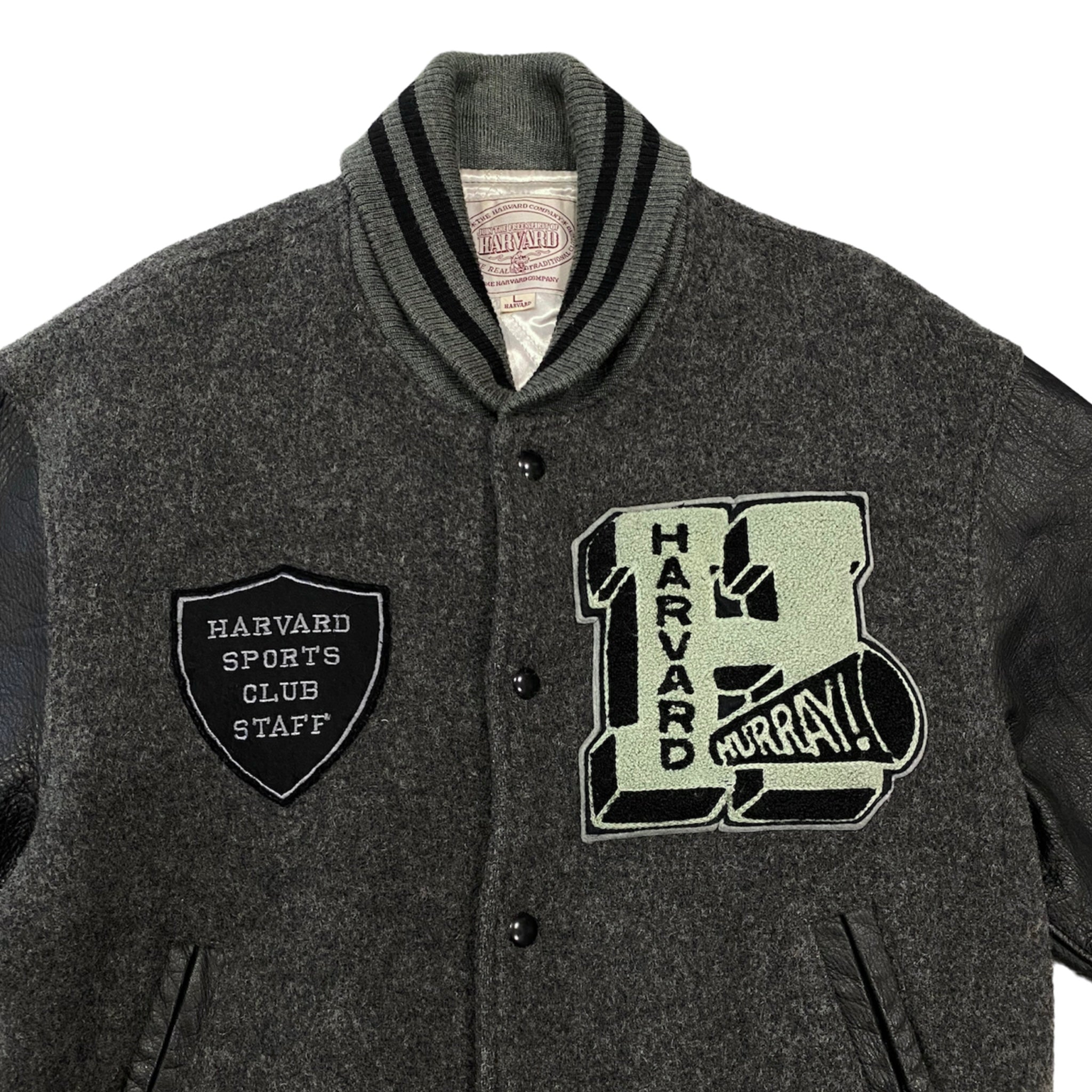 Vintage Harvard Sports Club Staff Varsity Jacket – Everwood Atelier