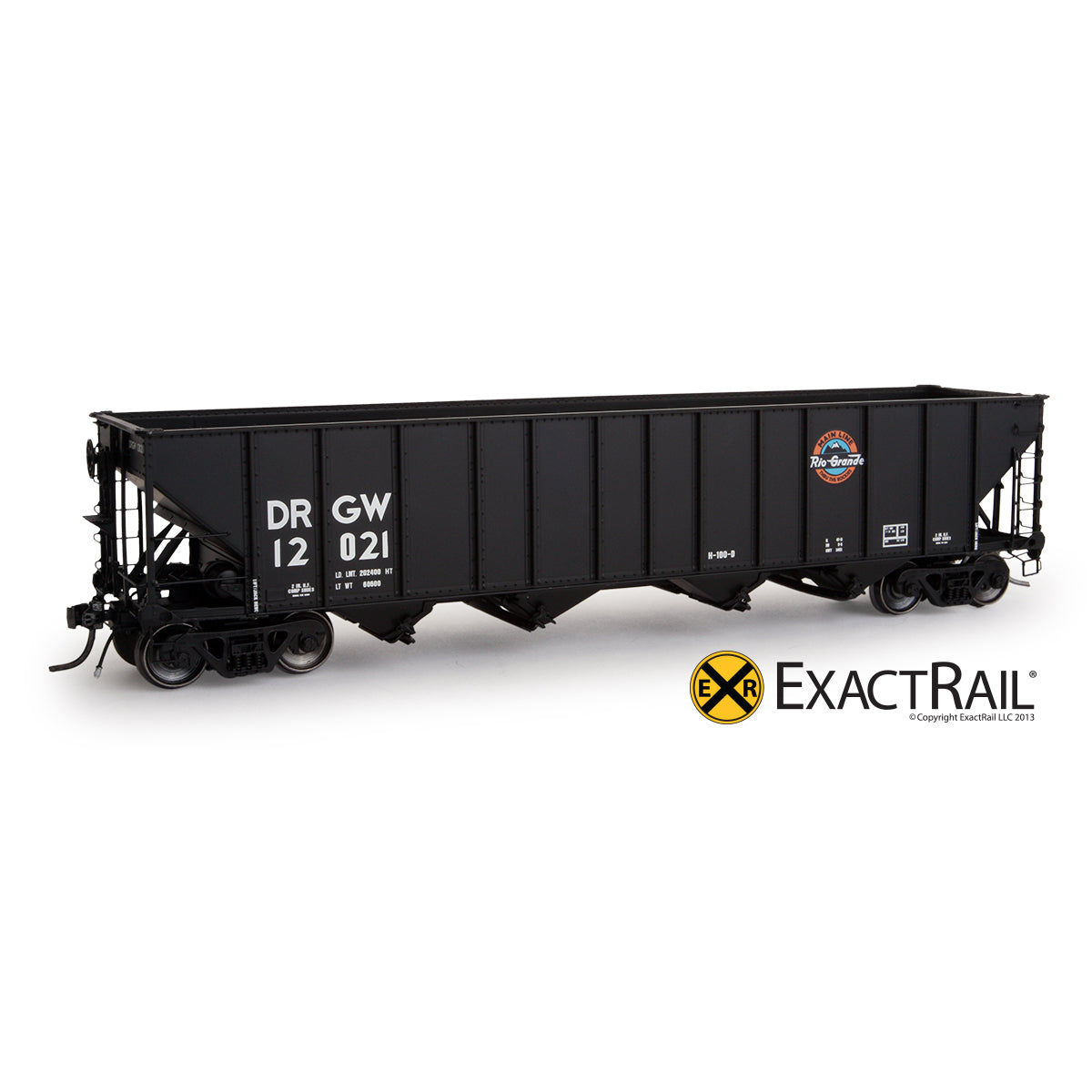 HO Bethlehem 3483 Hopper | DRGW Mainline | ExactRail - ExactRail