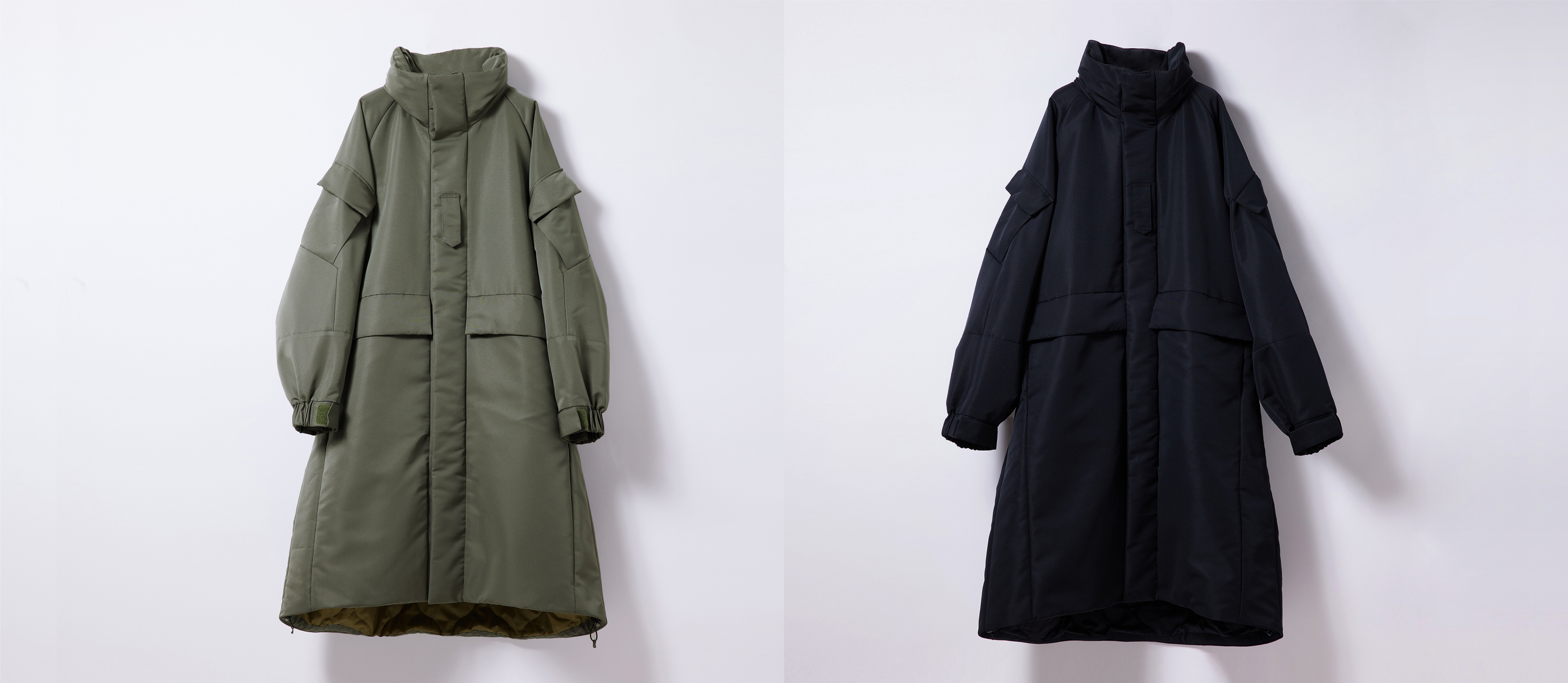 HYKE BIOTOP 別注 MILITARY COAT 22aw 22aw HYKE biotop別注 military