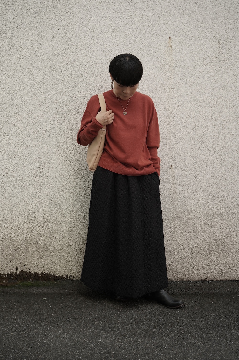 HAVERSACK キルティングジャガードスカート annabelle