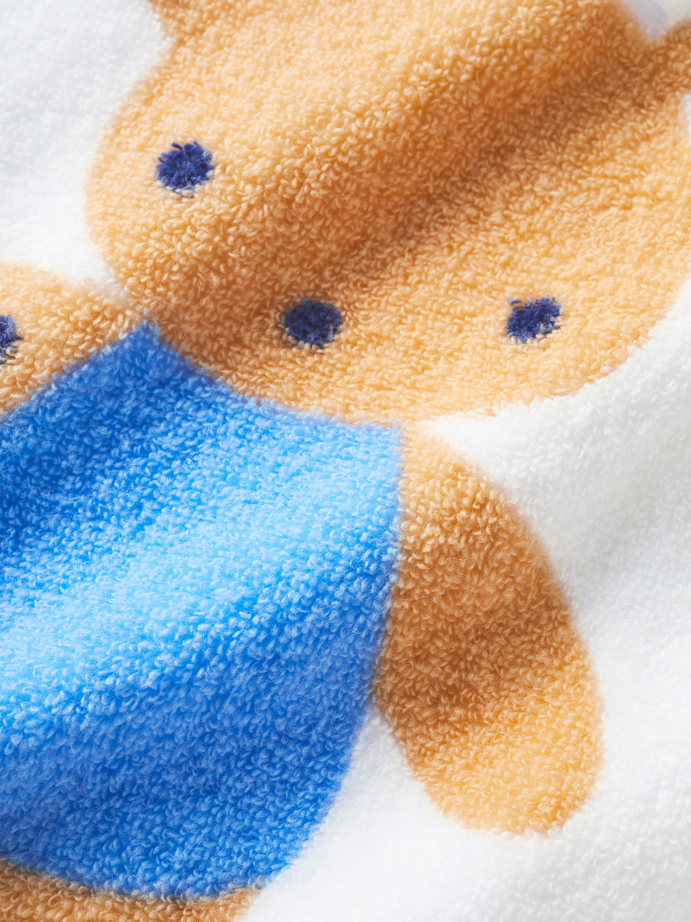 familiar 白色 ひよこ刺繍 タオルケット familiar 白色 ひよこ刺繍