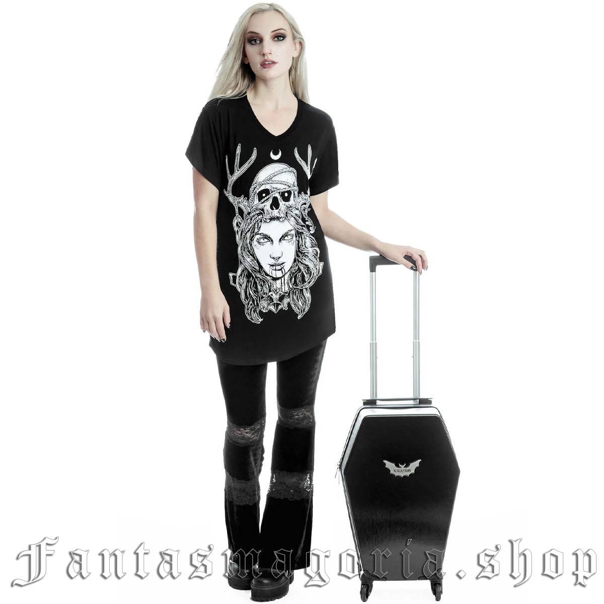 Black Casket Small Carry Case - Killstar