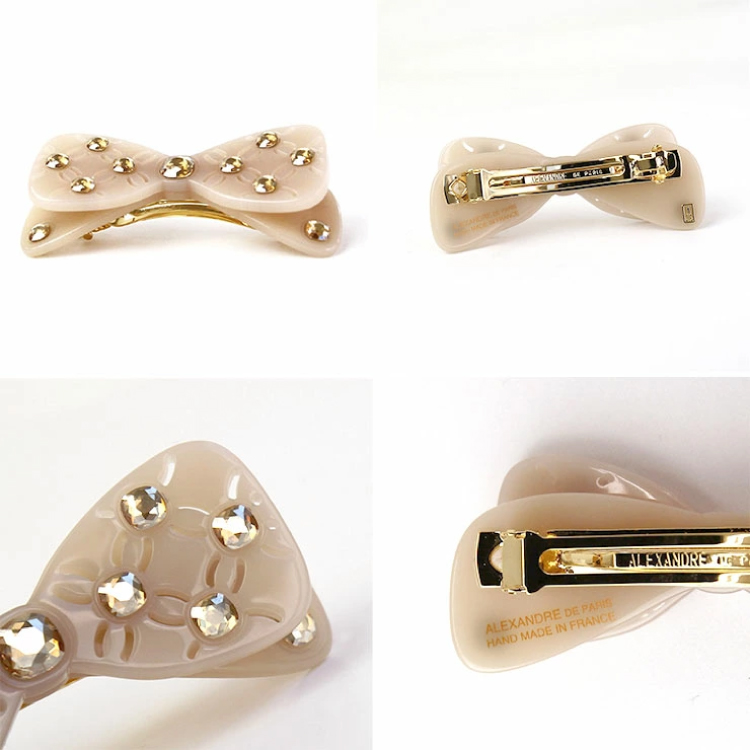 ALEXANDRE DE PARIS】アレクサンドル ドゥ パリ 6cm バレッタ AA6