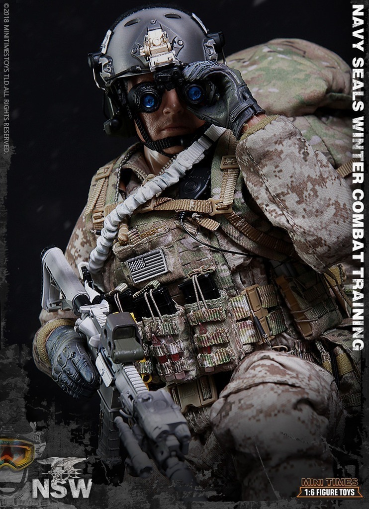 MINI TIMES TOYS US NAVY SEAL WINTER COMBAT TRAINING 1/6 SCALE