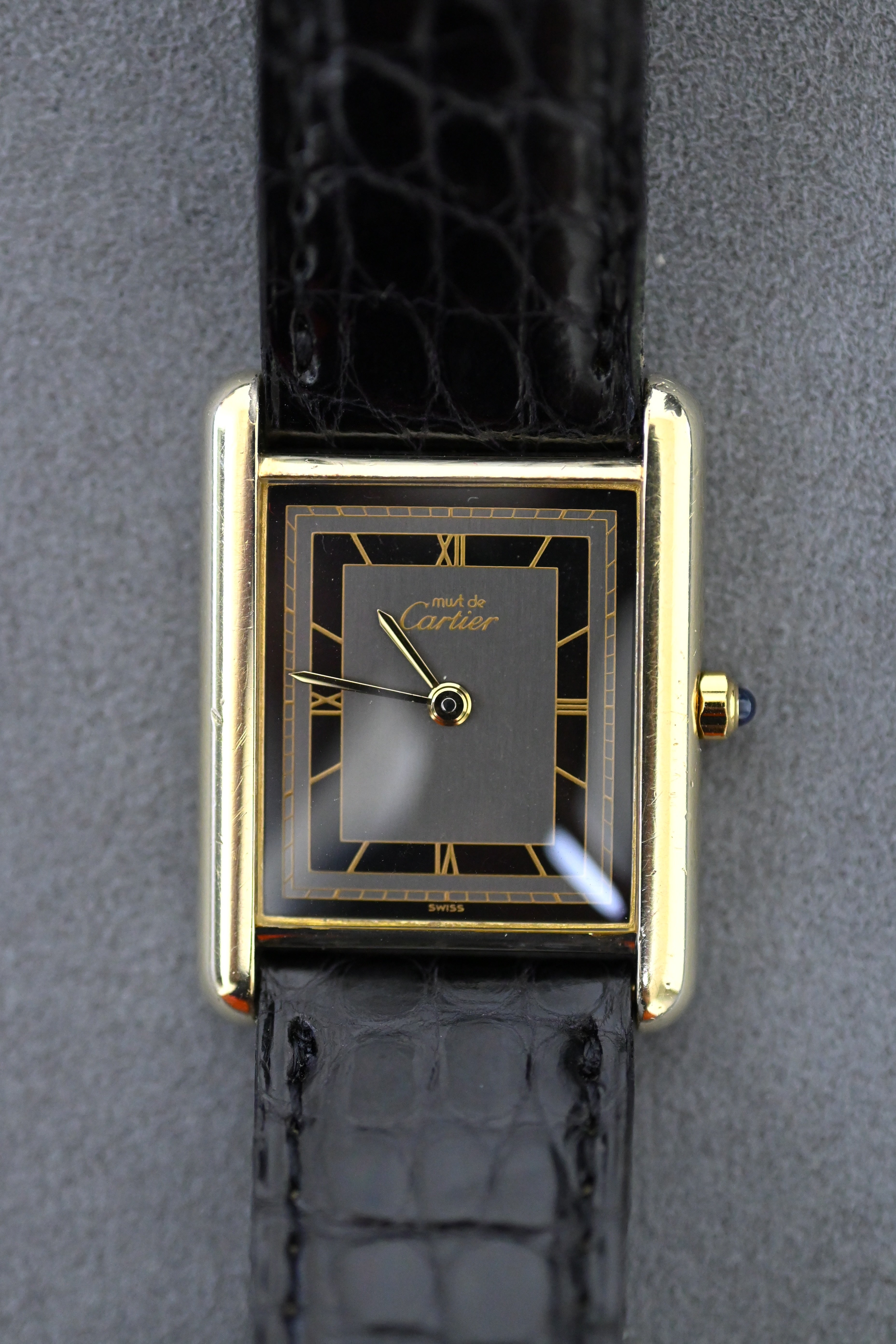 国際永久保証書/箱付き』マスト ドゥ カルティエ タンク（マストタンク