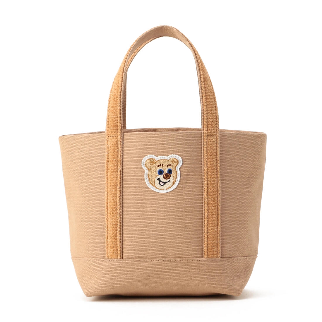 オールドテディ ワッペントートバッグ L/OTE-223024(ベージュ