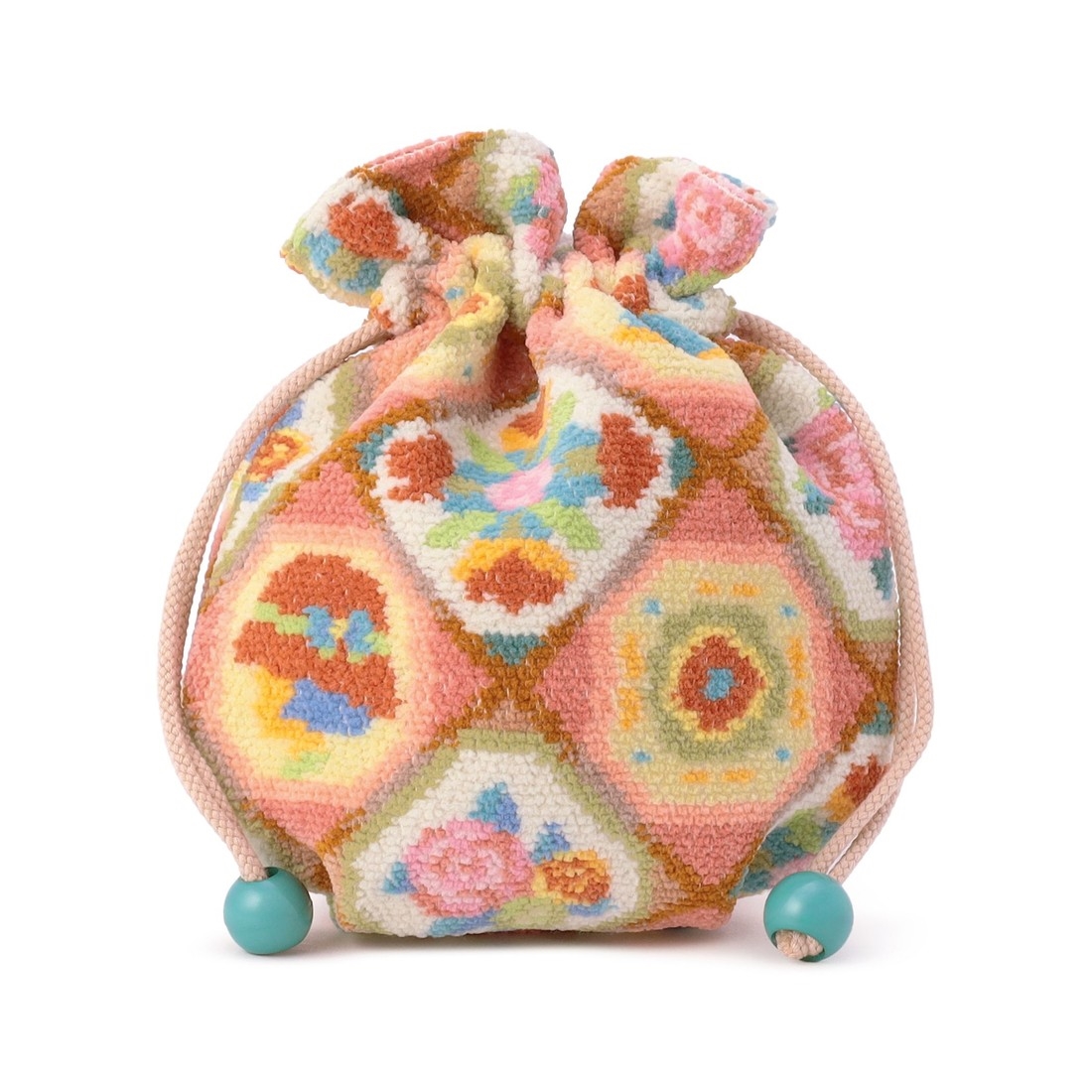 オトメチックタイル 巾着 L/OMT-257326(ペールグリーン): LOVERARY BY