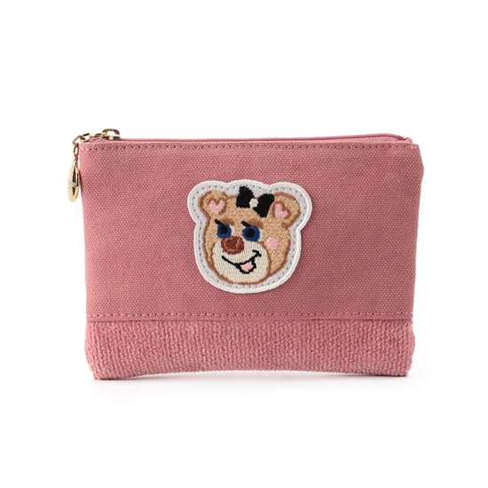 オールドテディガール ワッペンポーチ L/OTG-233039(ピンク): LOVERARY