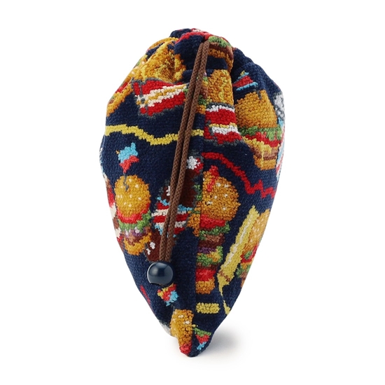 バーガーショップ 巾着 L/BUR-257127(ネイビー): LOVERARY BY FEILER