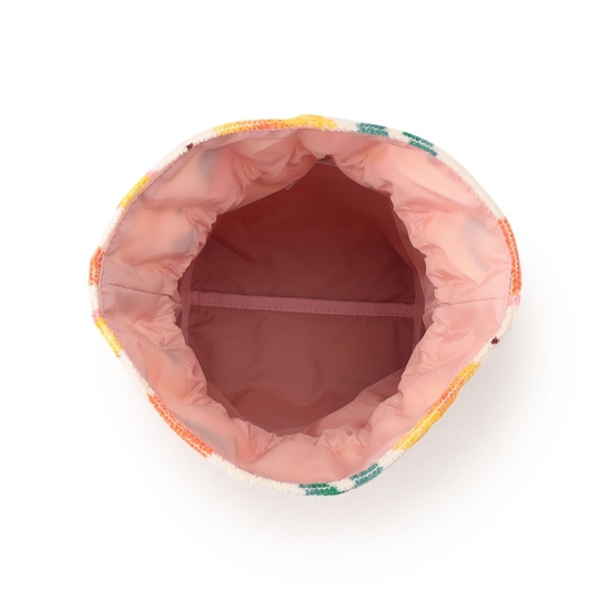 ピーチドット 巾着 L/PCD-233020(ペールアプリコット): LOVERARY BY