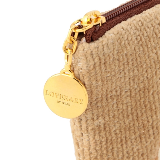 ドアップテディ L字ポーチ L/DUT-243231(ベージュ): LOVERARY BY