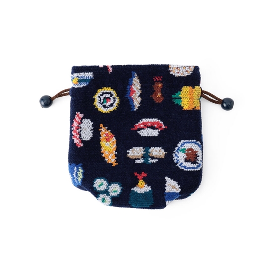 オースシ 巾着 L/OHS-223087(ネイビー): LOVERARY BY FEILER