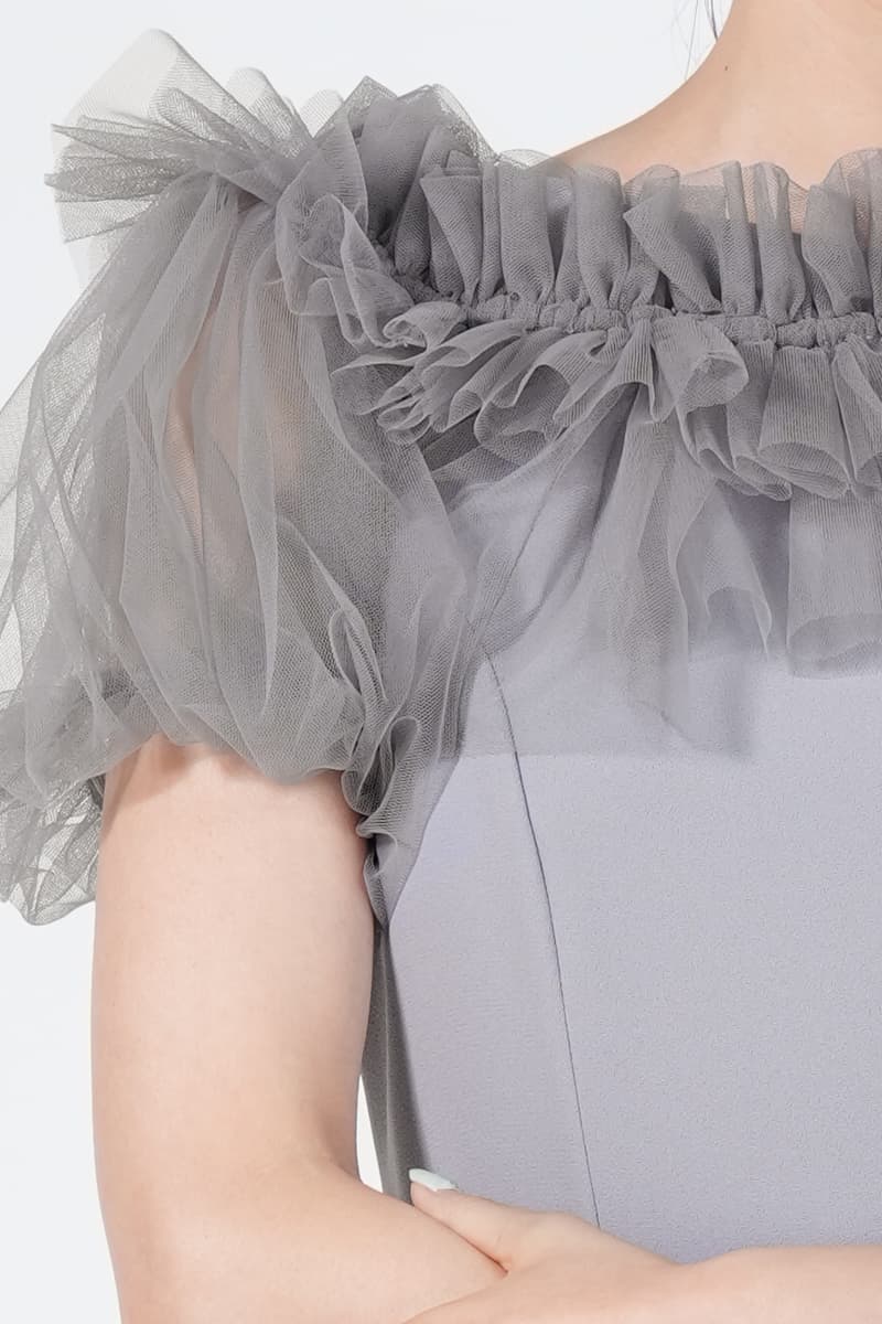 SNIDEL チュールボレロ付きブルードレス (S) をレンタル - 結婚式