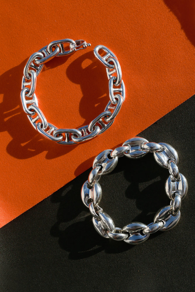 Fifth Silver Bracelet PU1991 / シルバーチェーンブレスレット