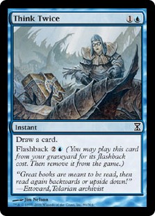 Foil】《熟慮/Think Twice》[ISD] 青C | 日本最大級 MTG通販サイト