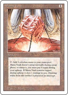 Foil】(796)□ボーダーレス□《魔力の櫃/Mana Vault》[SLD] 茶 | 日本
