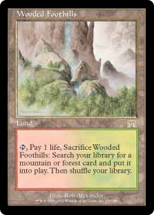 樹木茂る山麓/Wooded Foothills》[ONS] 土地R | 日本最大級 MTG通販