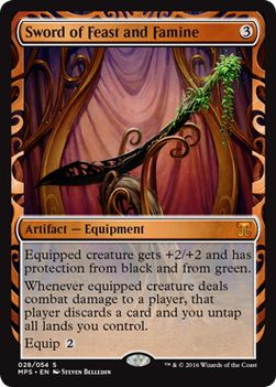 Foil】《饗宴と飢餓の剣/Sword of Feast and Famine》(ジャッジ褒賞