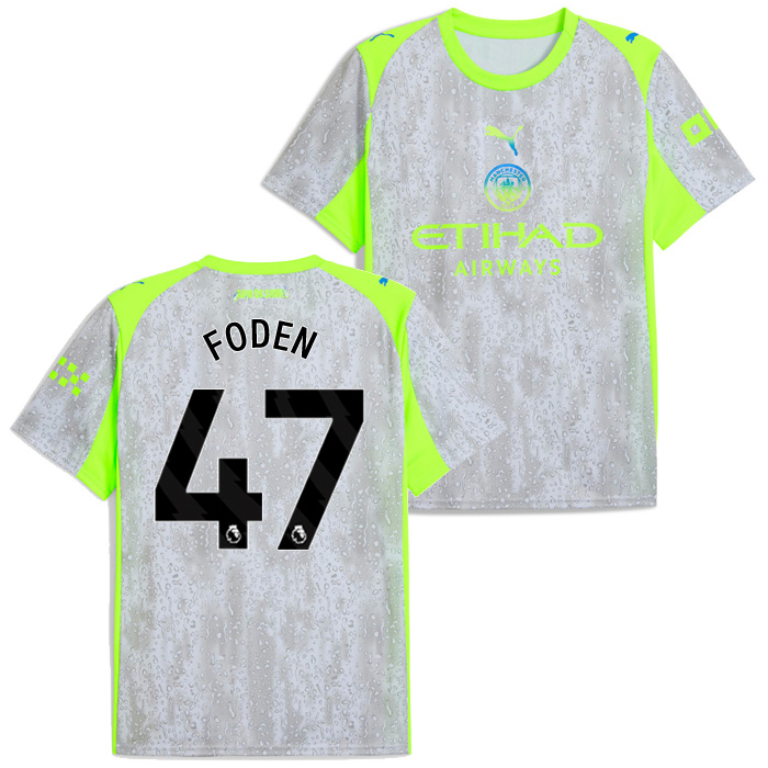 マンチェスターシティ 25-26 サード 半袖 ユニフォーム No.47