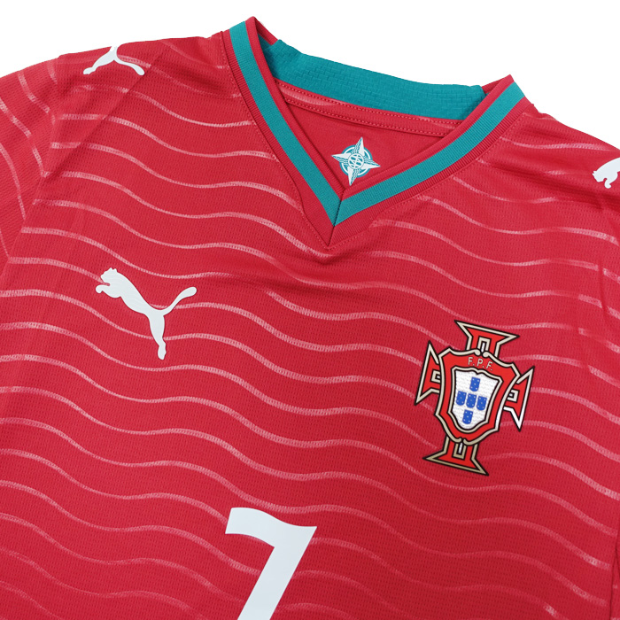 ポルトガル代表 2026 ホーム 半袖 ユニフォーム ジュニア No.7