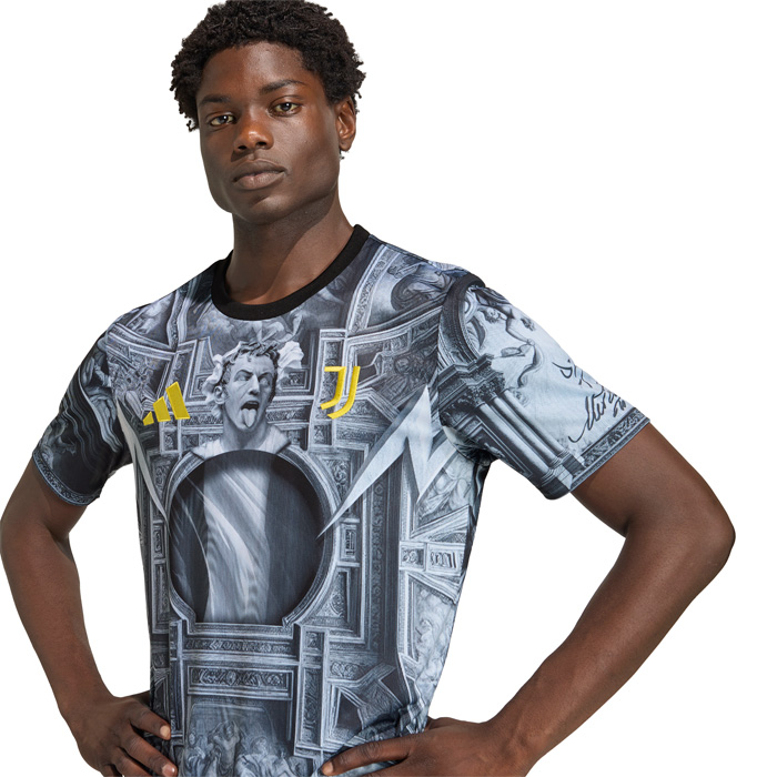 ユベントス 25-26 プレマッチシャツ 半袖(ブラック)【adidas