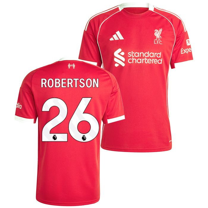 リバプール 25-26 ホーム 半袖 ユニフォーム No.26 ロバートソン