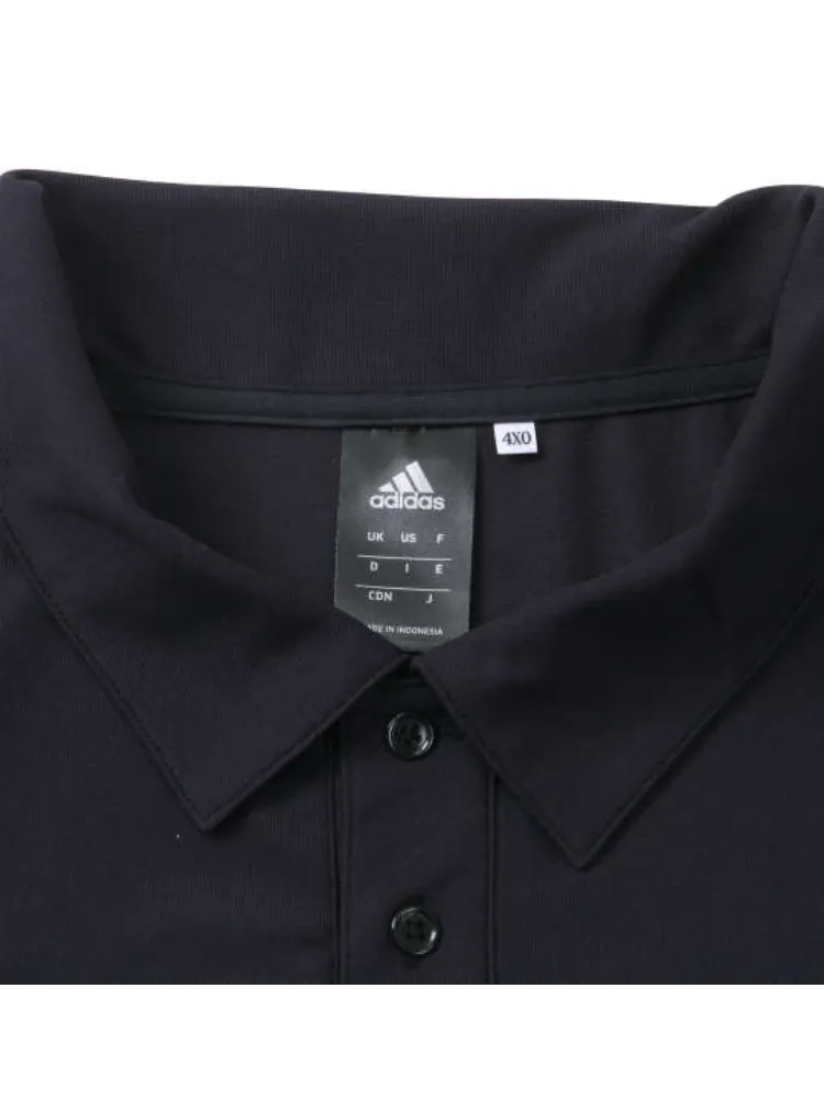 ブラック 【adidas(アディダス)】半袖ポロシャツ ＊カタログ商品
