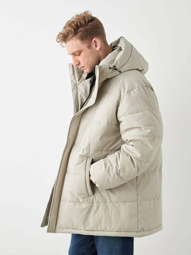 ベージュ 3Dフーディ中綿コート | フォーエル公式通販
