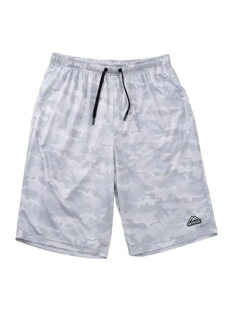 L．グレー 【OUTDOOR PRODUCTS】【7L-8L】DRYメッシュカモフラ柄