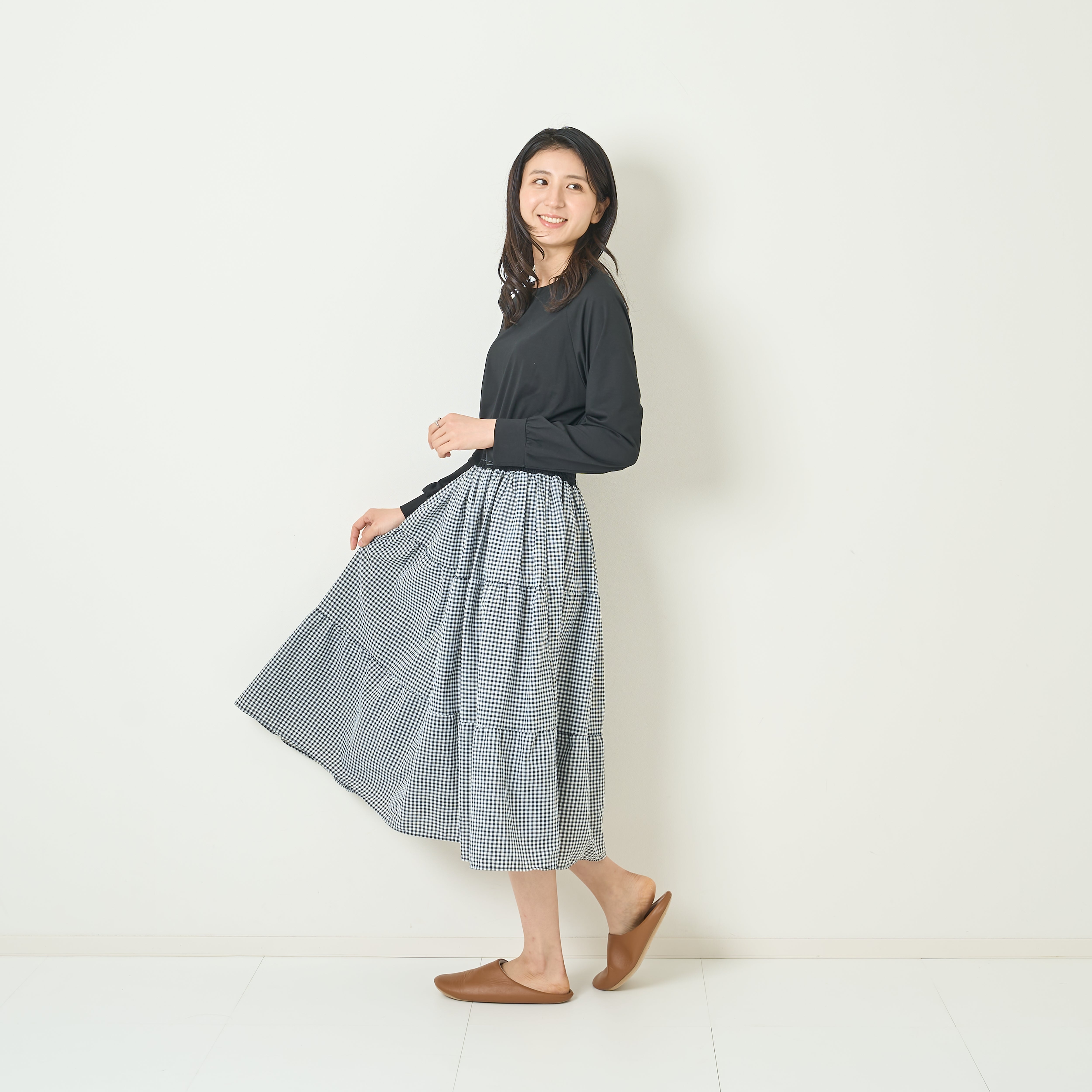 ギンガムチェック ドッキングワンピース レディース – 子育ての大変を