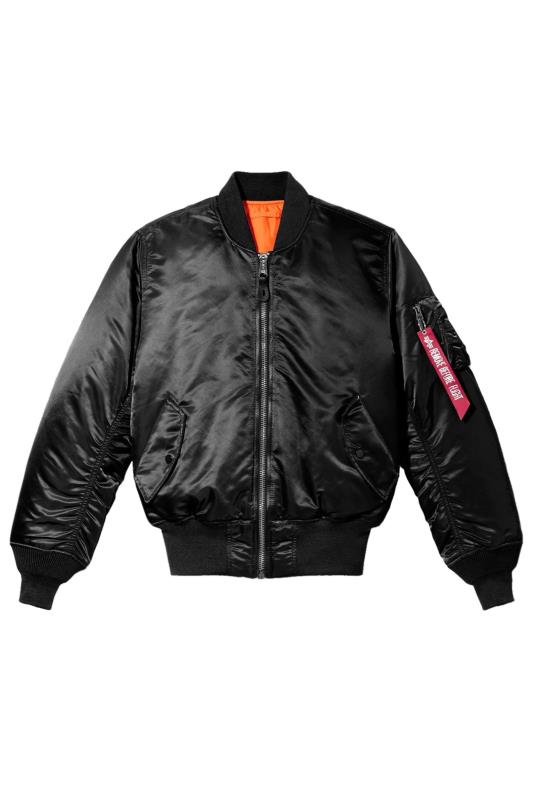 ALPHA MA-1 FLIGHT JACKET BLACK – FORESTA LA