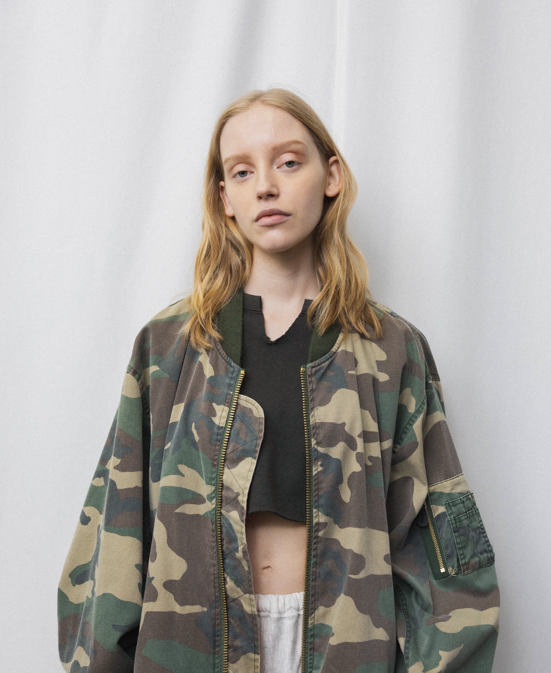 MA-1 | NON-PADDED BOMBER JACKET | VINTAGE WASH WC – F.M.C.D.