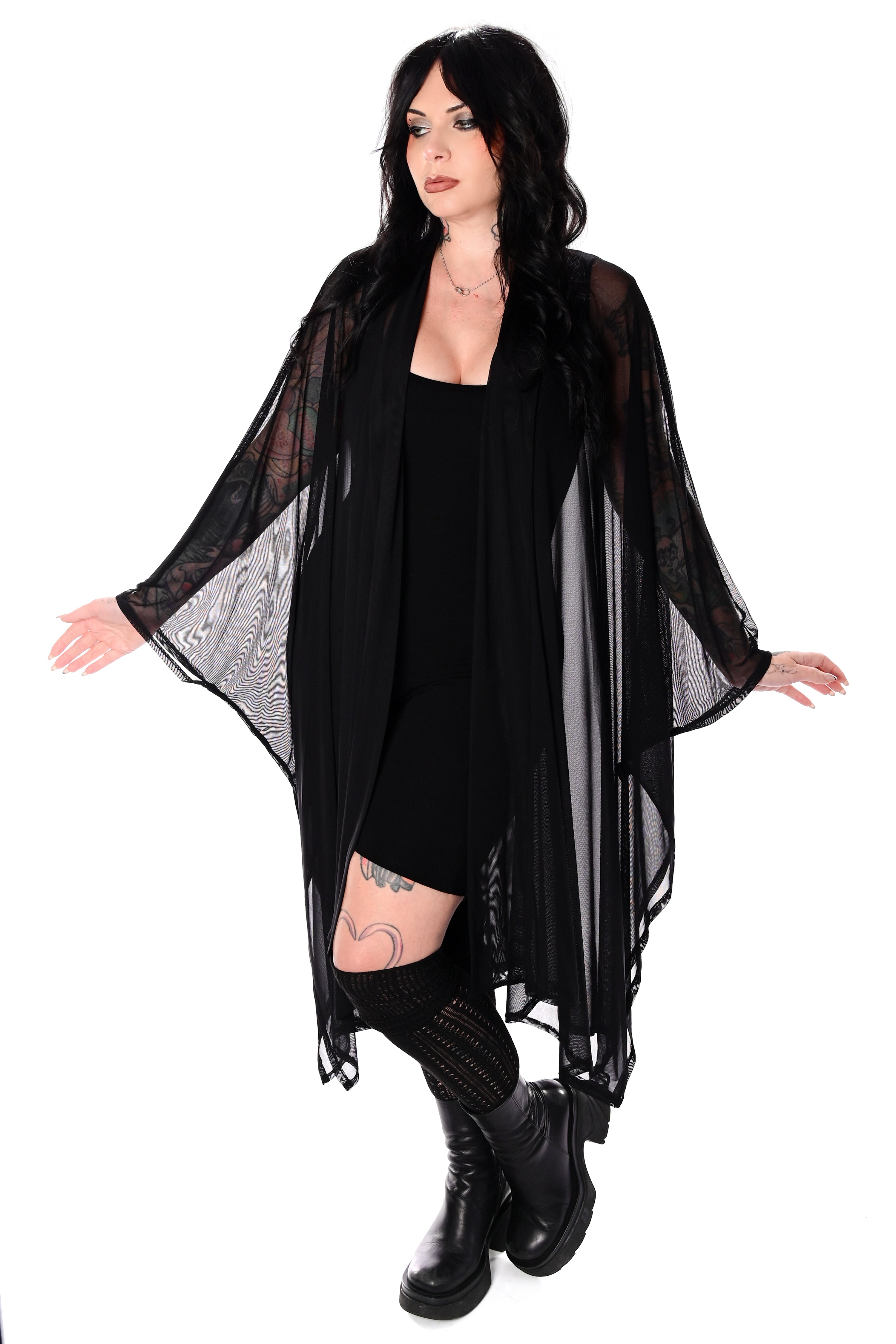 Lilith Mesh Oversized Cloak – FOXBLOOD