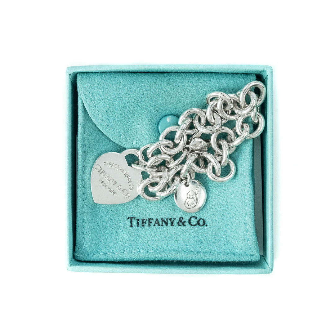 Tiffany & Co Return To Tiffany Charm Sterling Silver Heart Tag