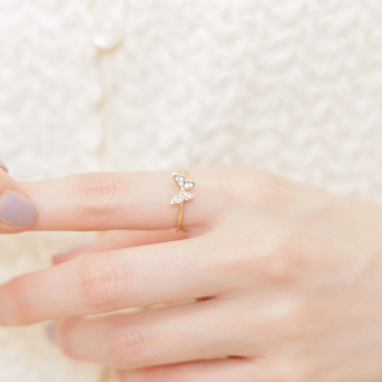 sparkle papillon ring～ｽﾊﾟｰｸﾙﾊﾟﾋﾟﾖﾝﾘﾝｸﾞ | flower／フラワー公式通販