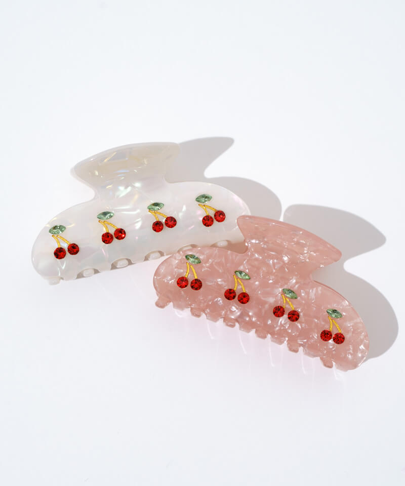 cherry hair clip～ﾁｪﾘｰﾍｱｸﾘｯﾌﾟ | flower／フラワー公式通販