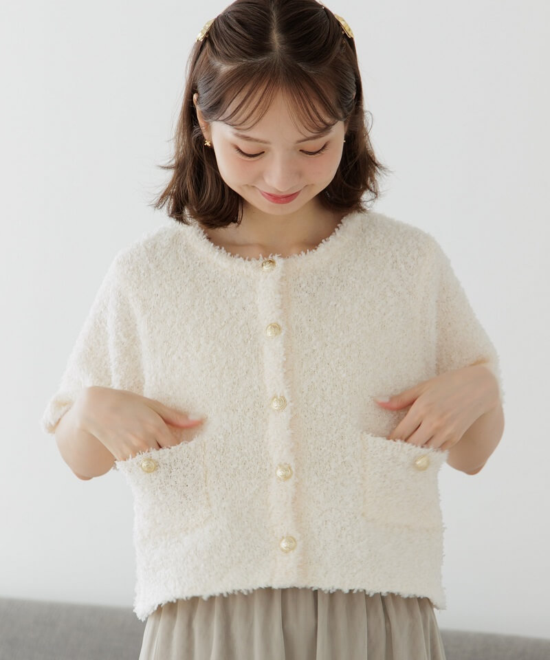 60%OFF】joyful half knit～ｼﾞｮｲﾌﾙﾊｰﾌﾆｯﾄ | flower／フラワー公式通販