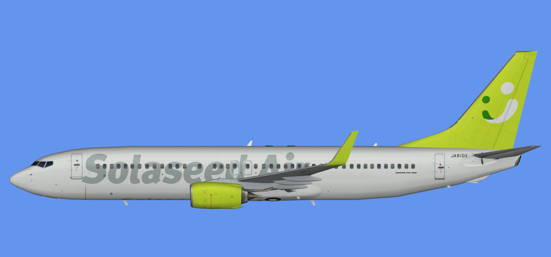 航空機・ヘリコプター Solaseed Air B737-800 Nassi Jet 航空機