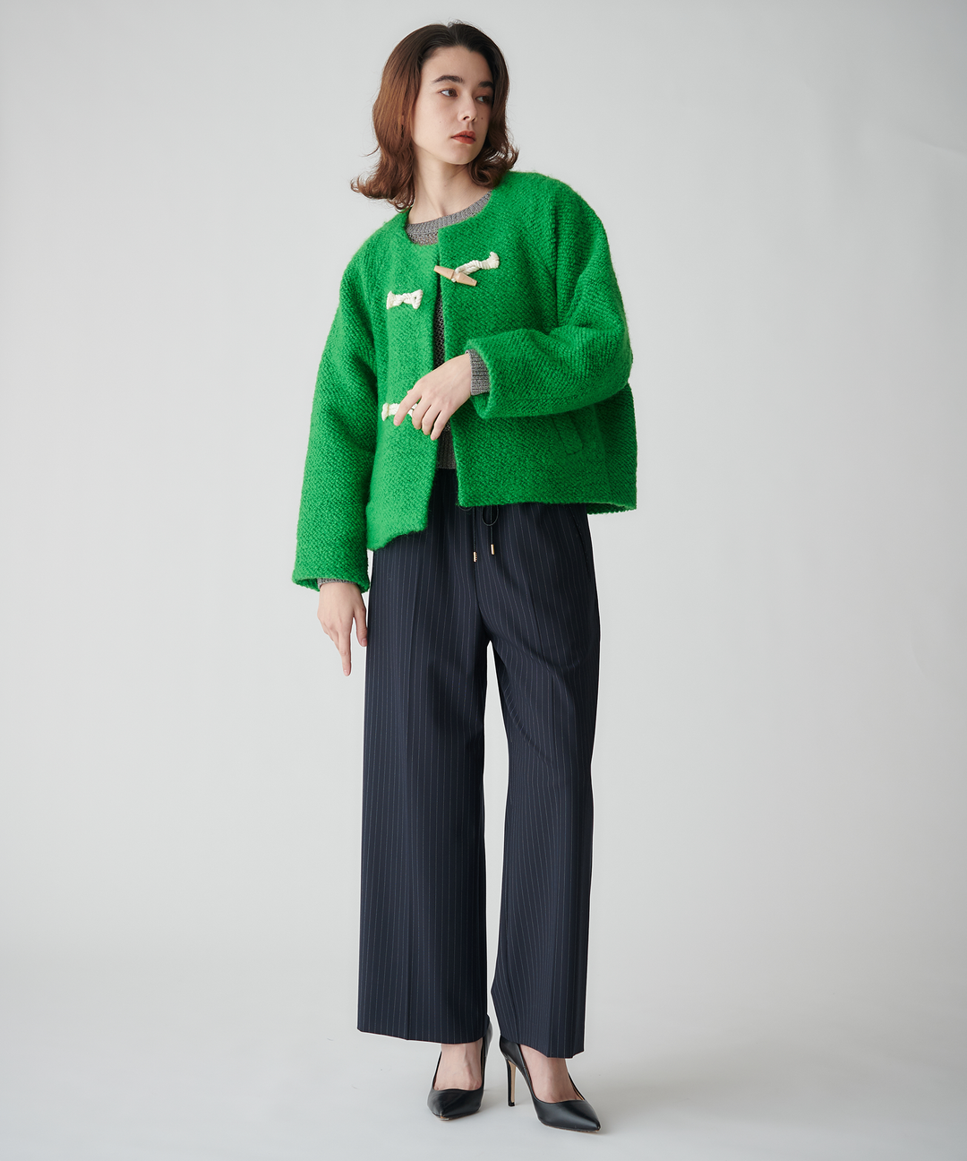 トグルボタンショートコート – FACE SANS FARD