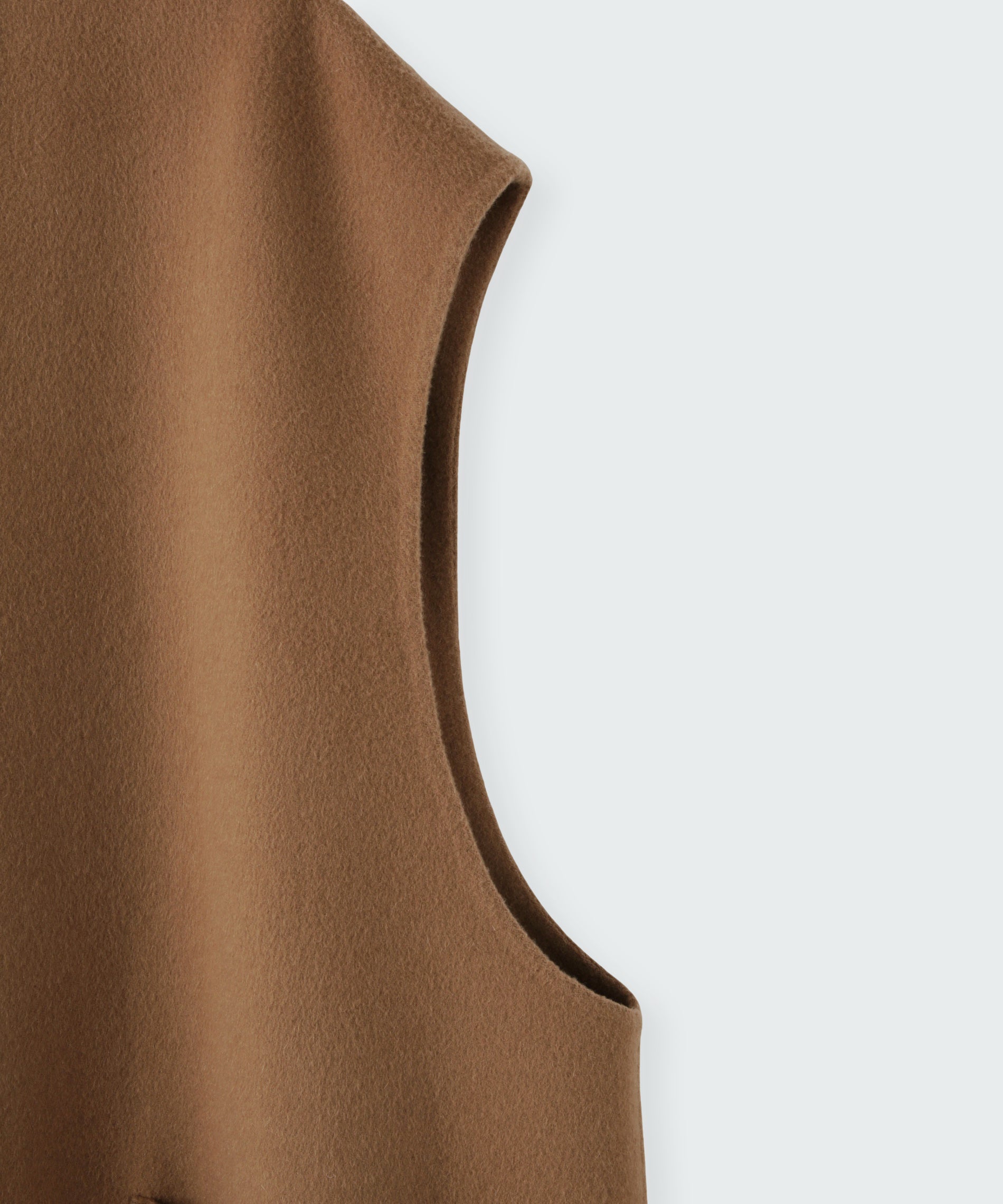 ダブルフェイスビーバーポケットベスト – FACE SANS FARD